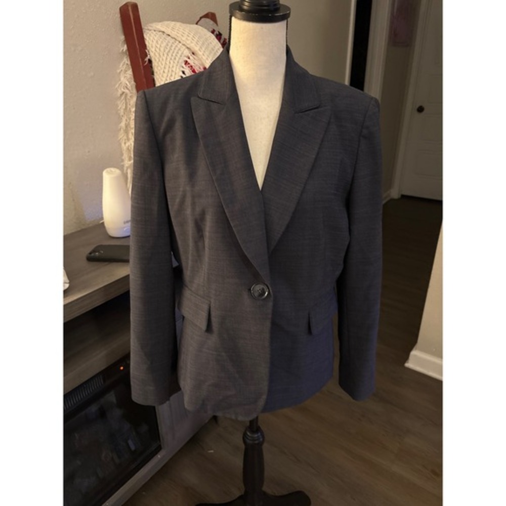 Alex Marie size 12 petite dark‎ gray women's blazer